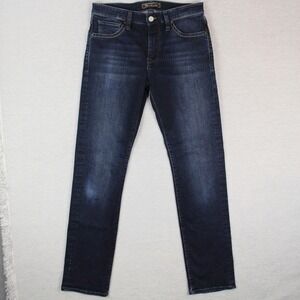 34 Heritage Jeans Mens Size 31x34 Blue Dark Straight Leg Cotton Poly Stretch